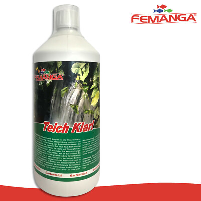 Femanga 1000 ml Teich Klar! Wasseraufbereiter Pflege Biotop Fische