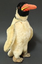 31cm Tall Steiff Penguin Stuffed Animal Button Attic Find Antique