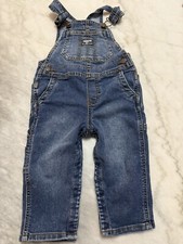 Osh Kosh B  gosh vestbak overalls / shorts Youth Denim 18 M