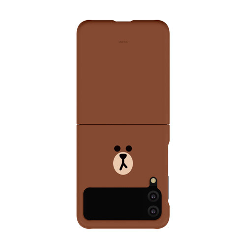 Line Friends Face offizielle authentische Galaxy Z Flip 4 schmale Hülle Made in Korea - Bild 19 von 26