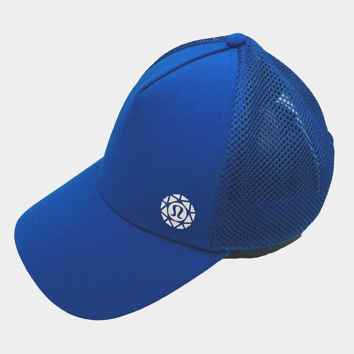 Lululemon Mesh Panel Trucker Running Hat Navy Blue Reflective Logo S/M NWT Lululemon Women main image 2
