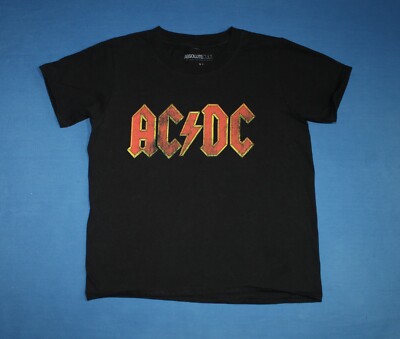 Absolute Cult Kids AC/DC Shirt Hard Rock Band Youth Tee M