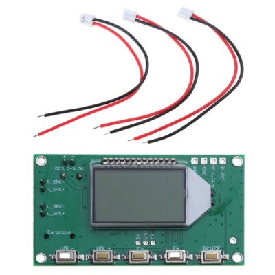PLL LCD Digital FM Radio Receiver Module 87-108MHZ Wireless Microphone Stereo