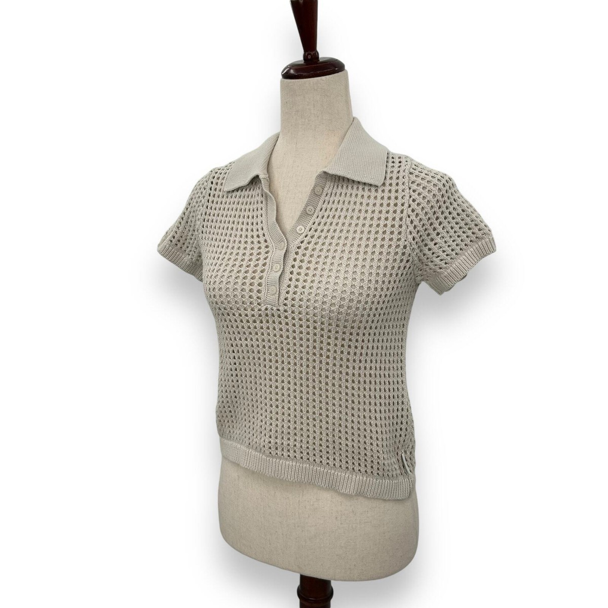 トップス TIGHTBOOTH CUBA OPEN POLO Beige Amazon.com