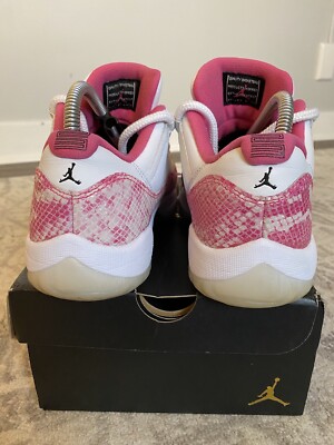 jordan 11 pink snakeskin