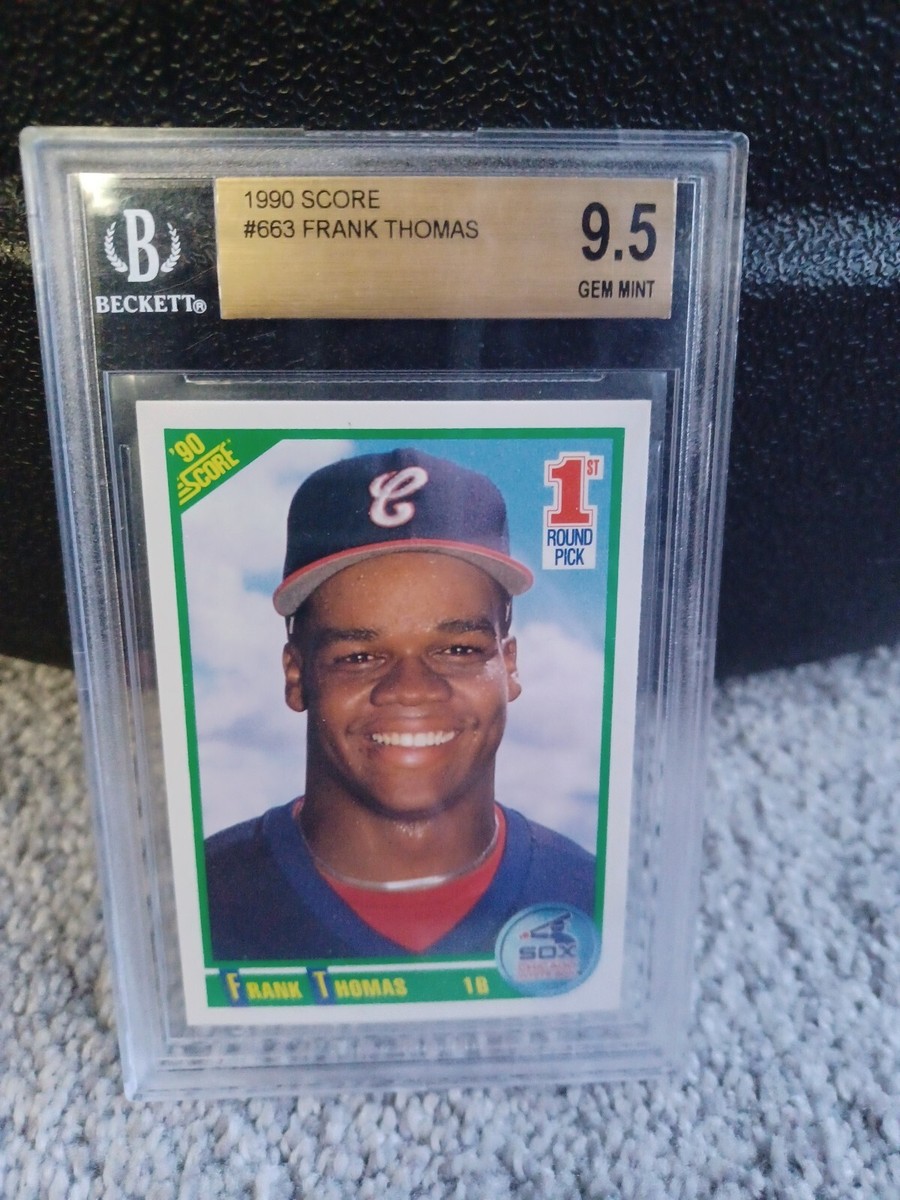 1990 Score Frank Thomas #663 BGS 9.5 Gem Mint | eBay