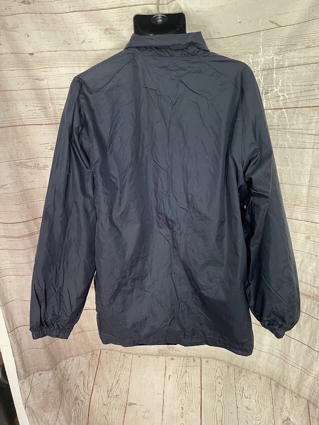 Jaqueta Harriton Masculina Quebra-Vento Snap Front Azul Tamanho G Grande - Imagem 4 de 4