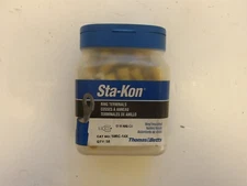 STA-KON P/N: 10RC-14X VINYL INSULATED RING TERMINAL COPPER TIN PLATED