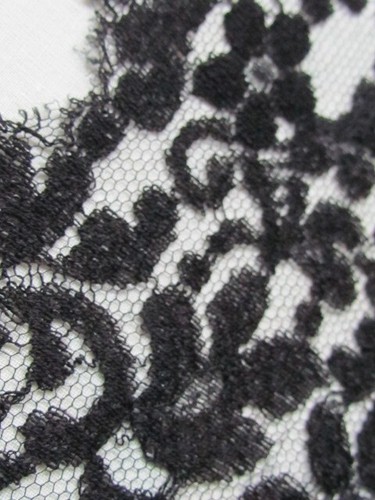 Antique Floral lace Oblong Mantilla Wrap Shawl Church Mourning Vintage Antique - Picture 8 of 12