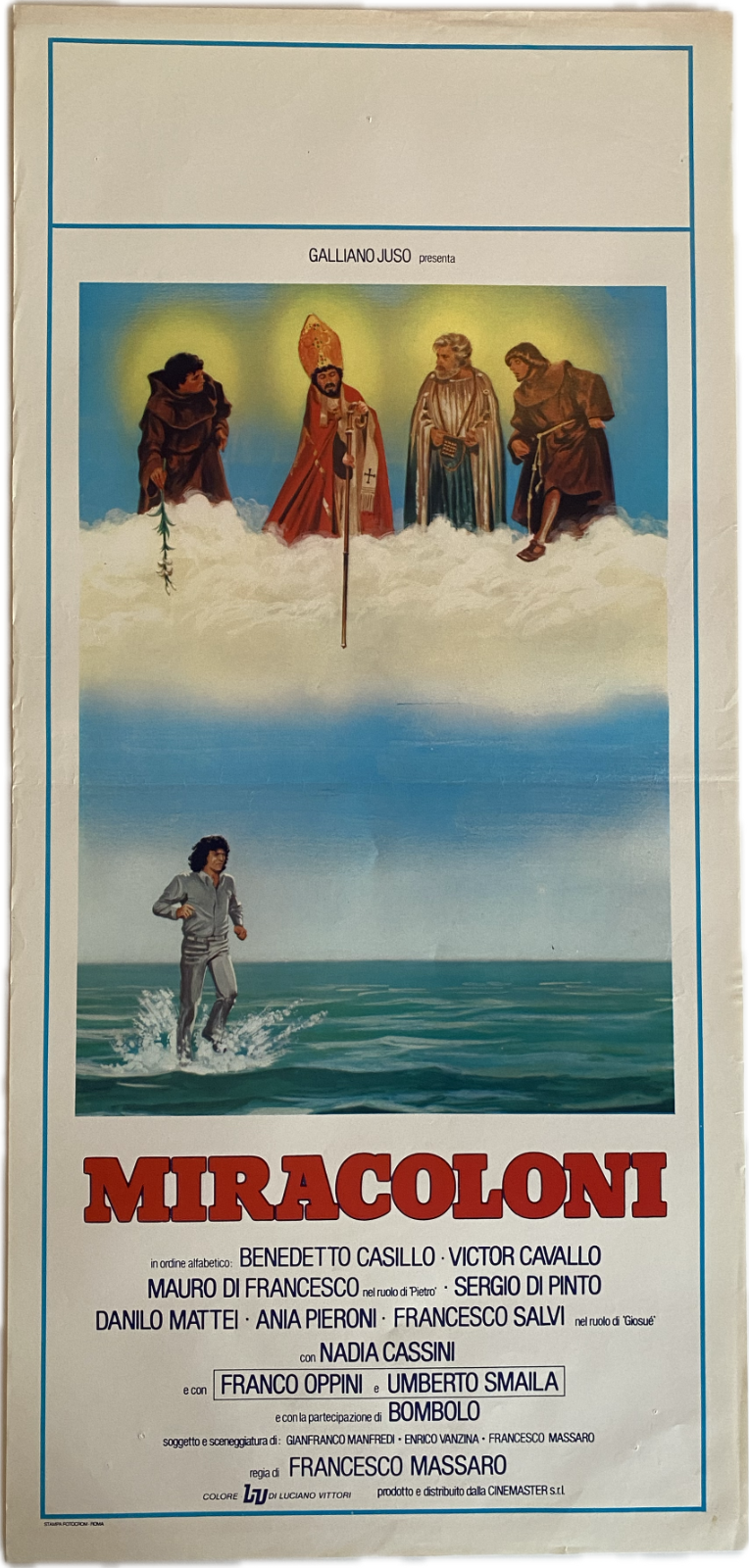 Locandina originale film Miracoloni (1981) - Regia di Francesco Massaro