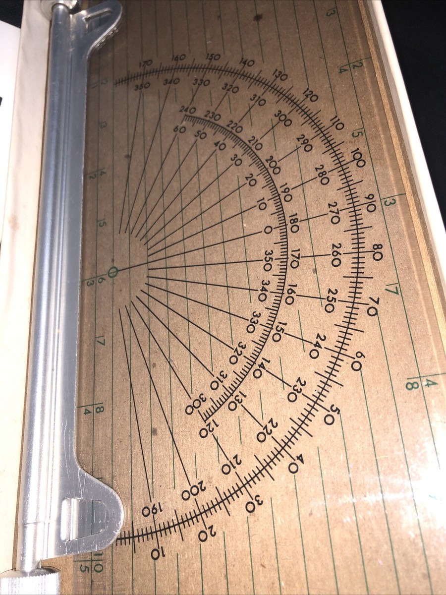 Vintage C-Thru P-72 Paraglide Protractor Plotter Nautical Ruler