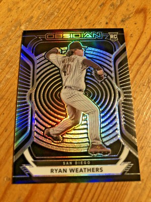 2021 Panini Obsidian - Ryan Weathers Rookie Card - San Diego Padres - #32