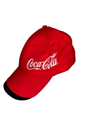 Vintage Coca-Cola Adjustable Baseball Cap One Size Fits Most Hook/loop Fastener