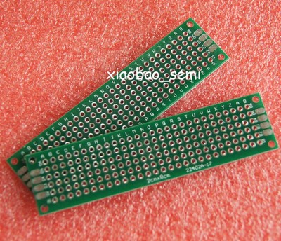 10pcs 2X8 CM Double-side Protoboard Circuit Prototype DIY PCB Bread Board 2 X 8
