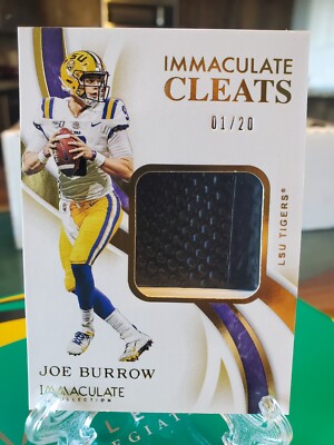 2020 Panini Immaculate Cleats Joe Burrow Rookie Patch 1/20🔥Only
