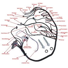 For LS SWAPS DBC 4.8 5.3 6.0 1999-2006 LS1-4L60E Wiring Harness Stand Alone