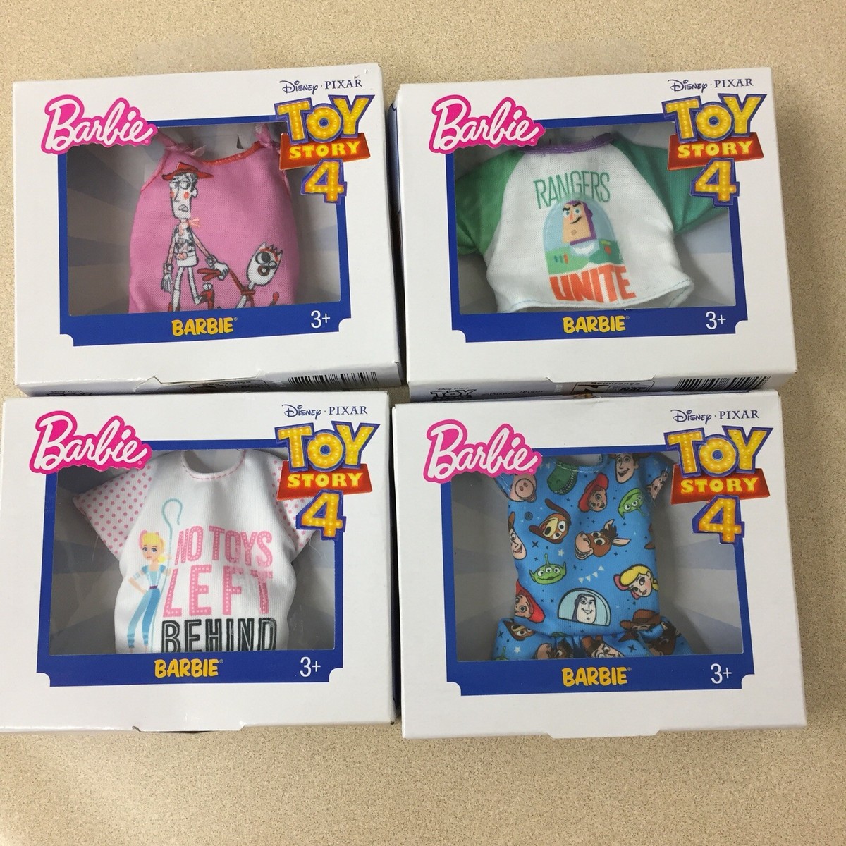 Toy Story Barbie Doll Clothes Forky Buzz Bo Peep Shirts Tops