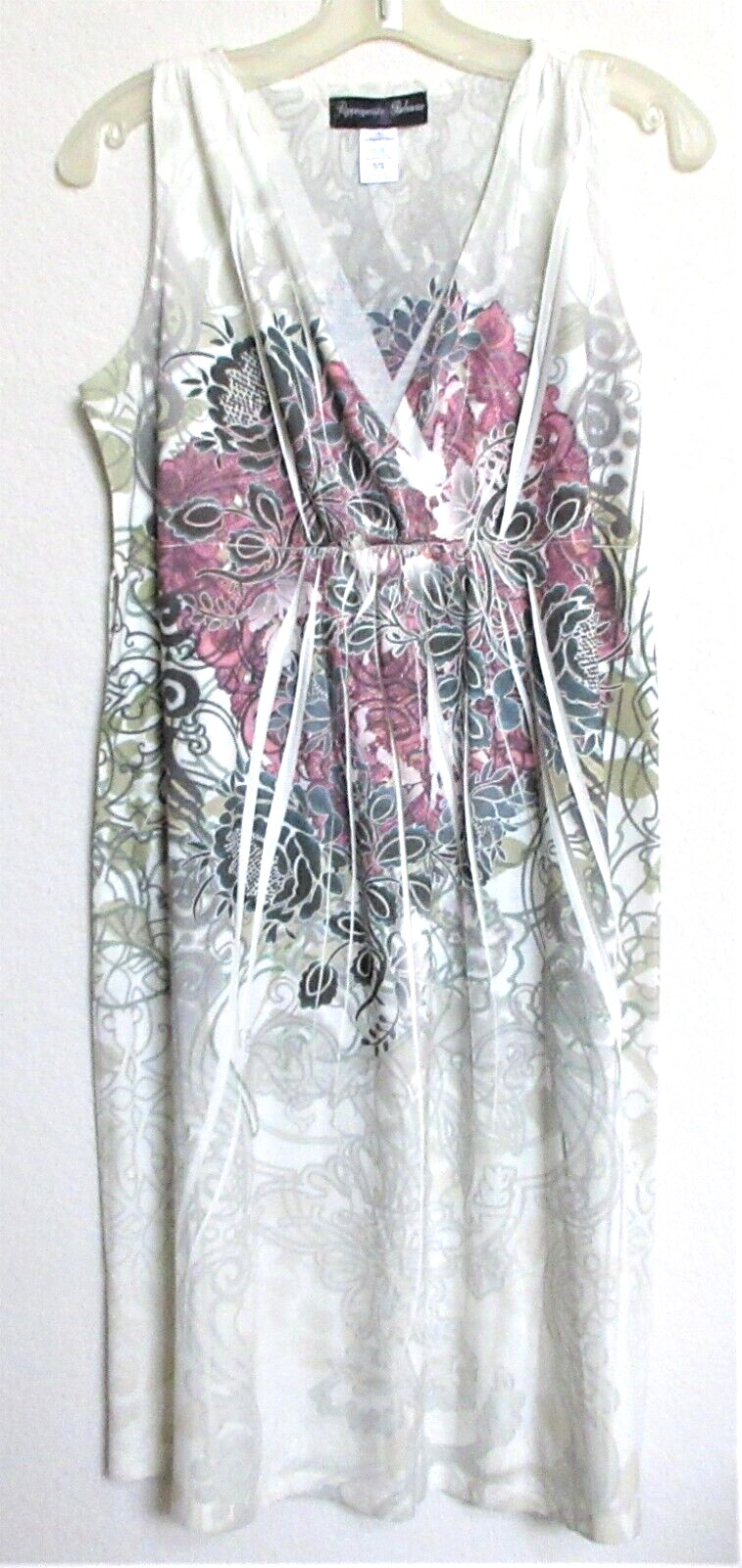 Appropriate Behavior Floral Sublimation Dress wit… - image 1