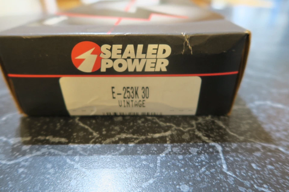 Juego de anillos de pistón vintage Pontiac 370/389 (1958-1966) potencia sellada E-253K 30 Foto 2 de 4