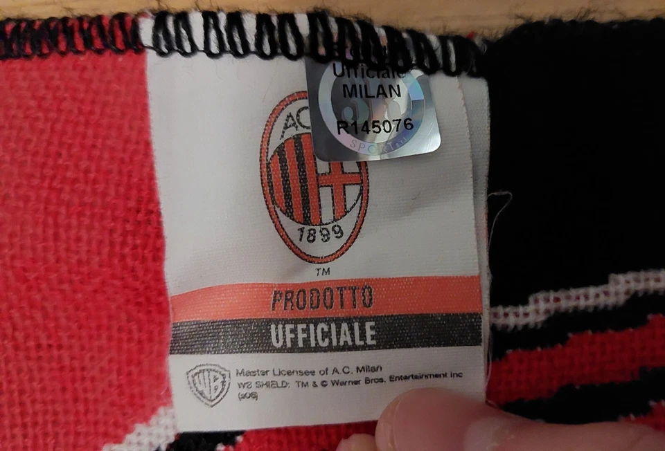 Écharpe AC Milan Officielle (Football Calcio) - Photo 2/2