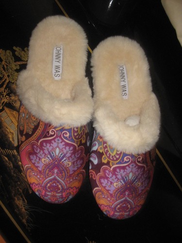 NWT Johnny Was Women's Sandal Wood Pink Mule Slip-on Slippers Size 9 Pink $148 - Picture 11 of 11