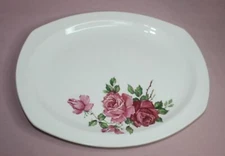 MIDWINTER STYLECRAFT SERVING PLATTER 12 x 9 3/4" ROSE PATTERN