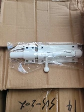 Barrel Bolt Latch 6.3" Heavy Duty  Slide Lock Solid 304 SS  White Free Ship