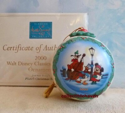 New WDCC Disney Classics, Pluto's Christmas Tree Ornament