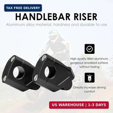 7/8" Universal Handlebar Bar Risers Motorcycle Bar Clamps 7/8" Bar For Motorbike