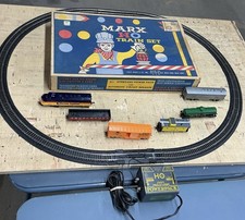 Marx HO Train Set 74642 Complete w/ 22x14 Nice Box Untested