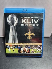 SUPER BOWL XLIV CHAMPIONS NEW ORLEANS SAINTS FOOTBALL GAME NFL DVD