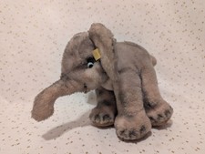 Vintage Steiff Cosy Trampy Pink Grey Elephant