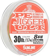 SUNLINE PE Line  Saltimate Jigger ULT  Set of 8  600 m  No. 1.7  30 lbs