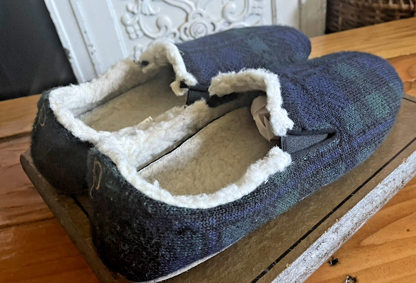 Pendleton Wool Blend Nomad Slipper size Small Blu… - image 1