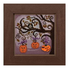 Pumpkin Tree Halloween Mill Hill Buttons and Beads Cross Stitch Kit MH142025