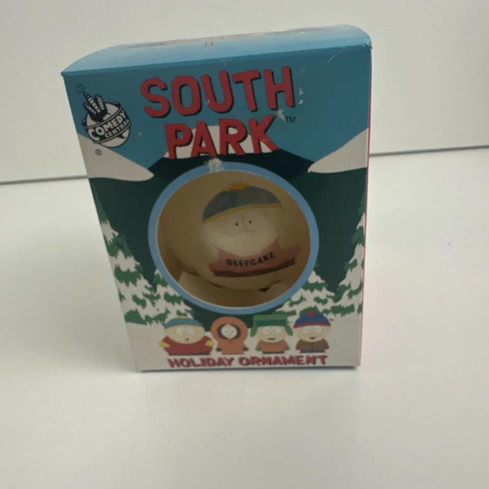 Lote de 5 adornos de vidrio South Park 1998 de colección Navidad Stan Kenny Chef Beefcake Foto 2 de 4