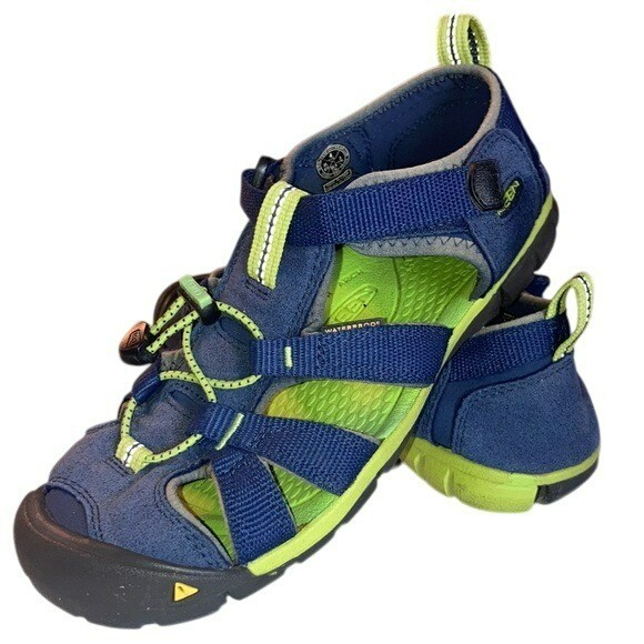 Sandali impermeabili Keen Newport H2 giovani bambini taglia 4 blu e verde