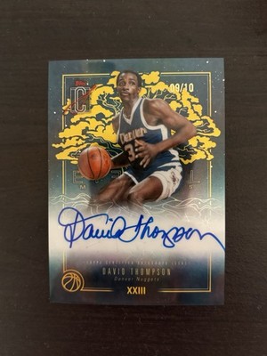 2025-26 Topps Signature Class David Thompson Eternal Marks Auto Autograph SP