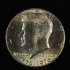 Kennedy Clad Half Dollar. 1976  P. Brilliant Uncirculated. Lot # JRRC-4