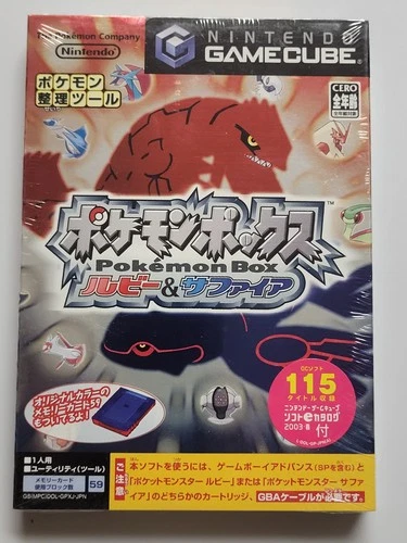 Pokemon Box Ruby & Sapphire (2003) New Factory Sealed Japan Gamecube GC Import