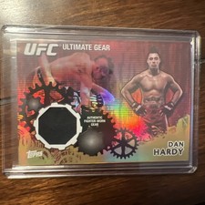 2010 Topps UFC Series 4 Ultimate Gear Shirt Relic Dan Hardy Gold /188 UG-DH 