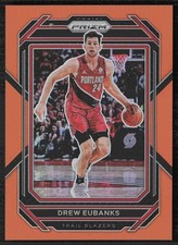2022-23 Panini Prizm #49 Drew Eubanks Prizms Orange #/49 SN