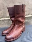 Sendra Boots Mens Brown Leather Western  Campus Round Toe UK 7.5 | US 8
