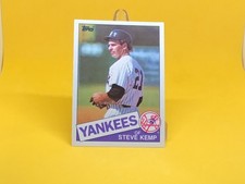 1985 Topps Tiffany Steve Kemp #120 New York Yankees    Free shipping