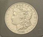 1902 Morgan Silver Dollar $1 Low XF Detail 90% Silver US Coin