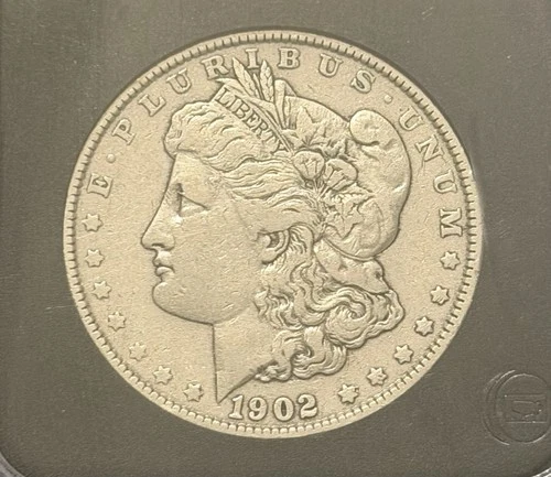 1902 Morgan Silver Dollar $1 Low XF Detail 90% Silver US Coin