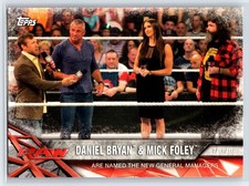 2017 Topps WWE Road To Wrestlemania Daniel Bryan Mick Foley #96