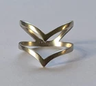Vintage ring sterling silver 925 Size 8 Weight 2.18 g. Ukrainian jewelry.