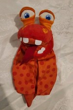 HABA Dragon Hand Puppet Eat-It-Up w/ Built in Belly Bag to Feed The Monster 13"