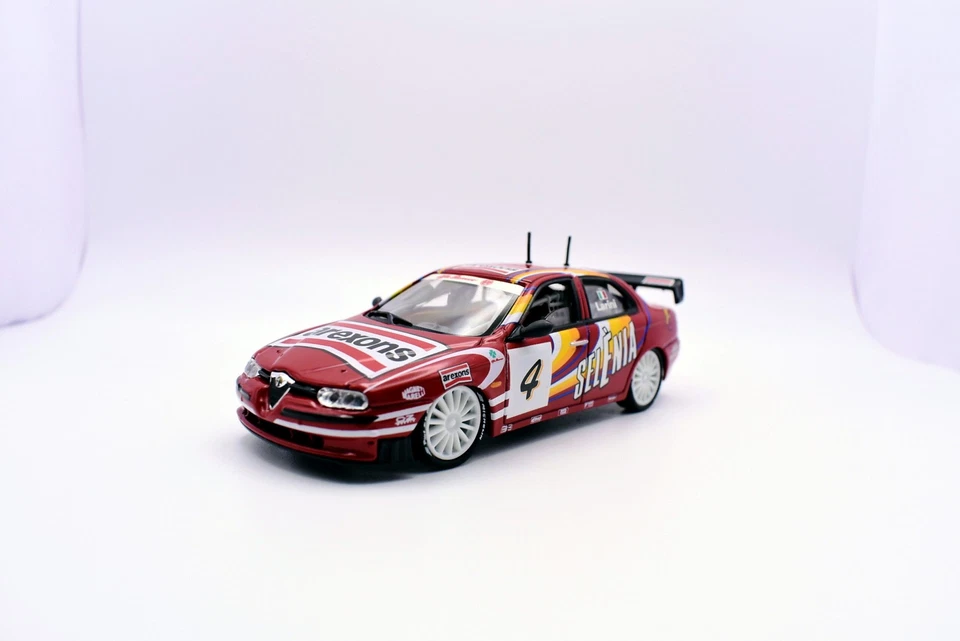 Modellino auto racing scala 1:43 Alfa Romeo 156 racing Solido diecast modellismo - Immagine 3 di 4